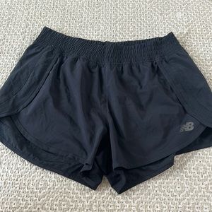 Black new balance athletic shorts